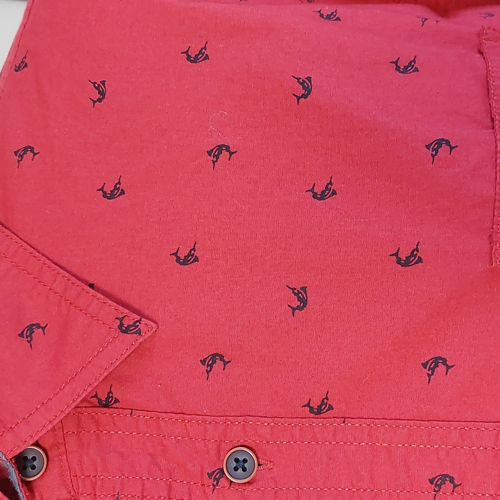 Men's XL Lee Marlin print short sleeve shirt